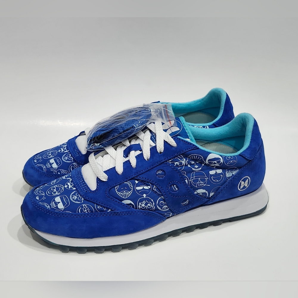 Saucony X Babochka Jazz Original Blue Suede S70151-1 Men's Sizes 9 & 11 US NEW